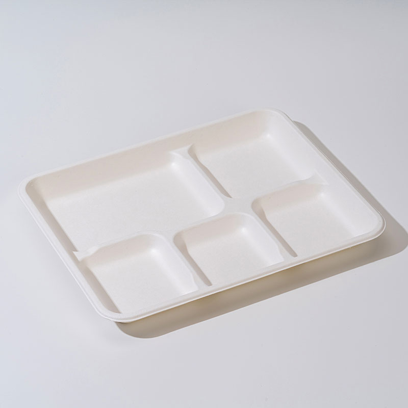 Sugarcane pulp compartment trays